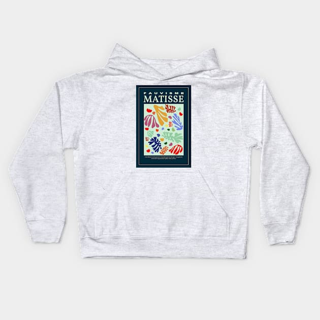 Matisse Fauvism Kids Hoodie by RockettGraph1cs